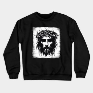 Jesus Christ Silhouette Crewneck Sweatshirt